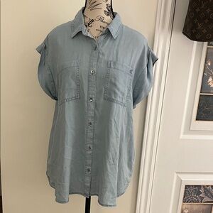Calvin Klein Light Blue Button Down Shirt